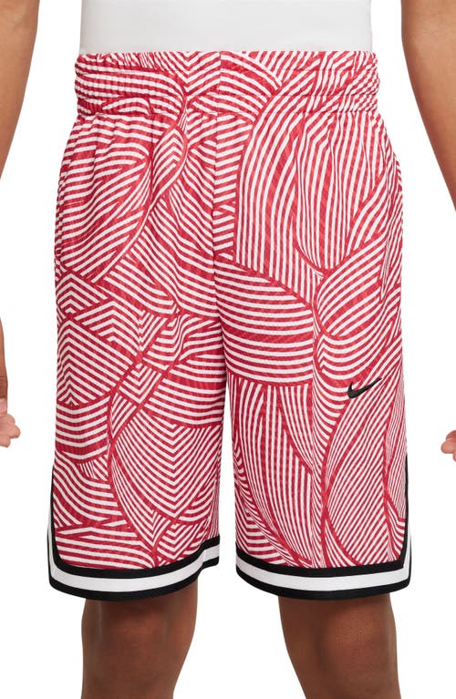 Nike Kids' Dri-fit Dna Athletic Shorts In Red
