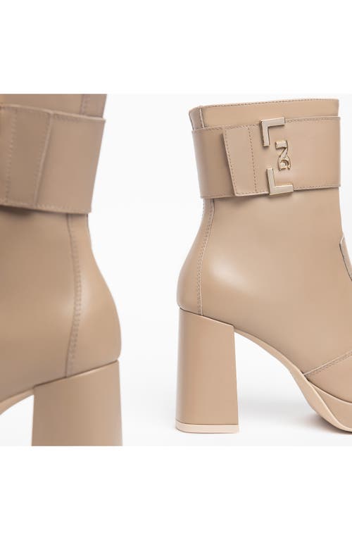 Nerogiardini Platform Bootie In Sand