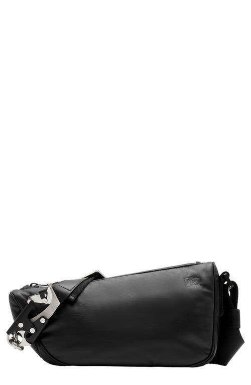 burberry Shield Leather Crossbody in Black at Nordstrom