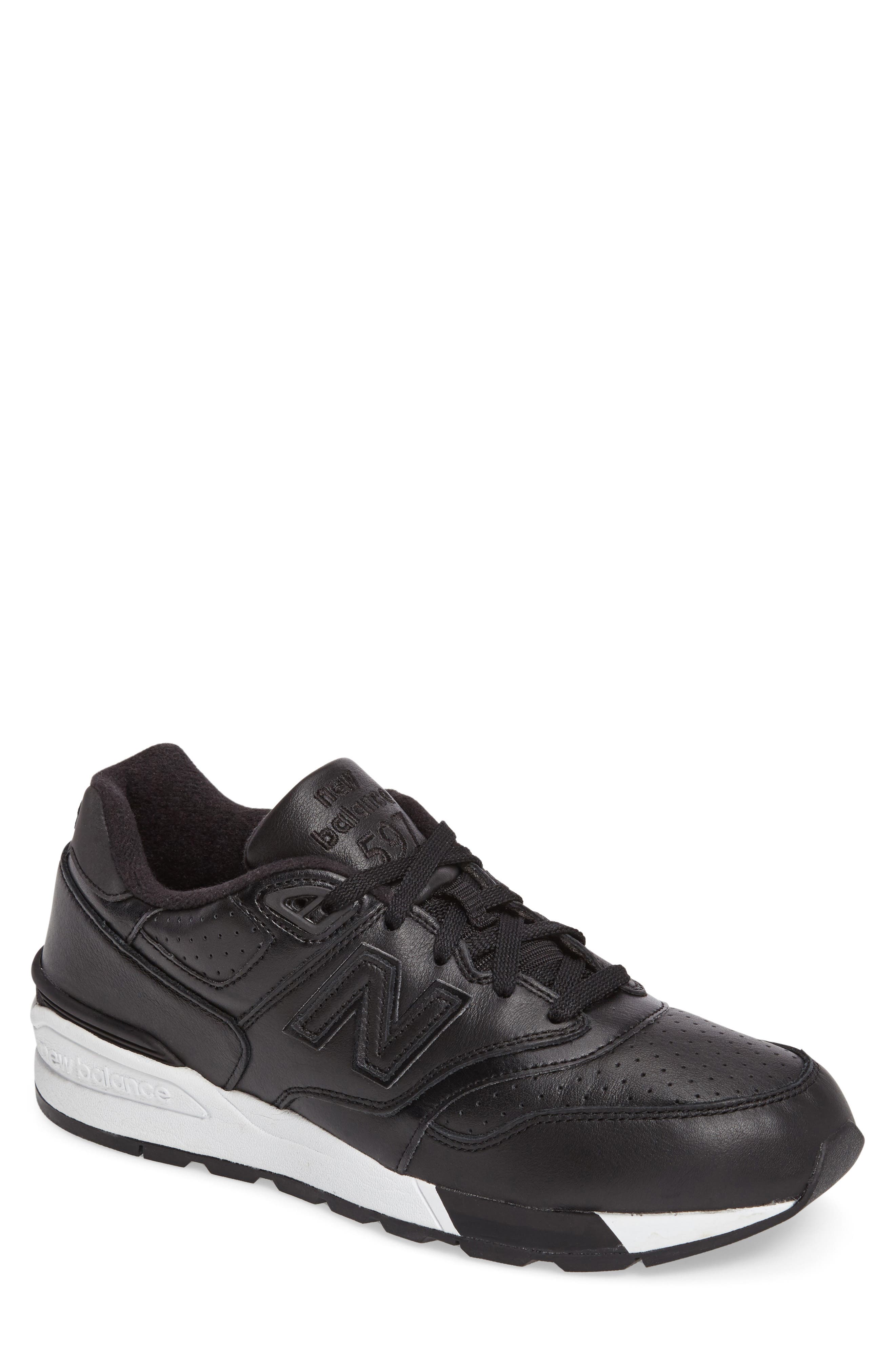 new balance 597 leather