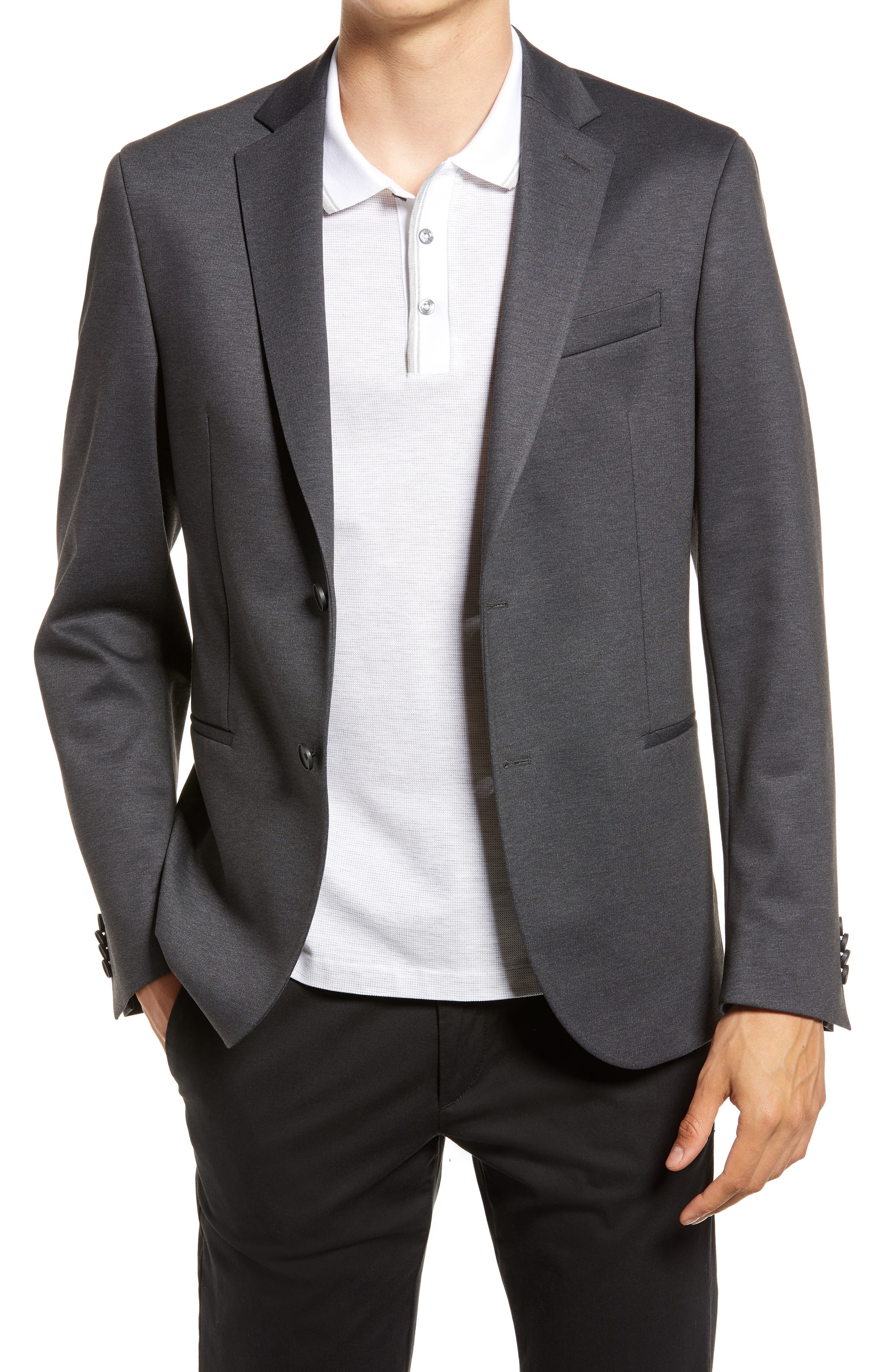 hugo boss grey sport coat