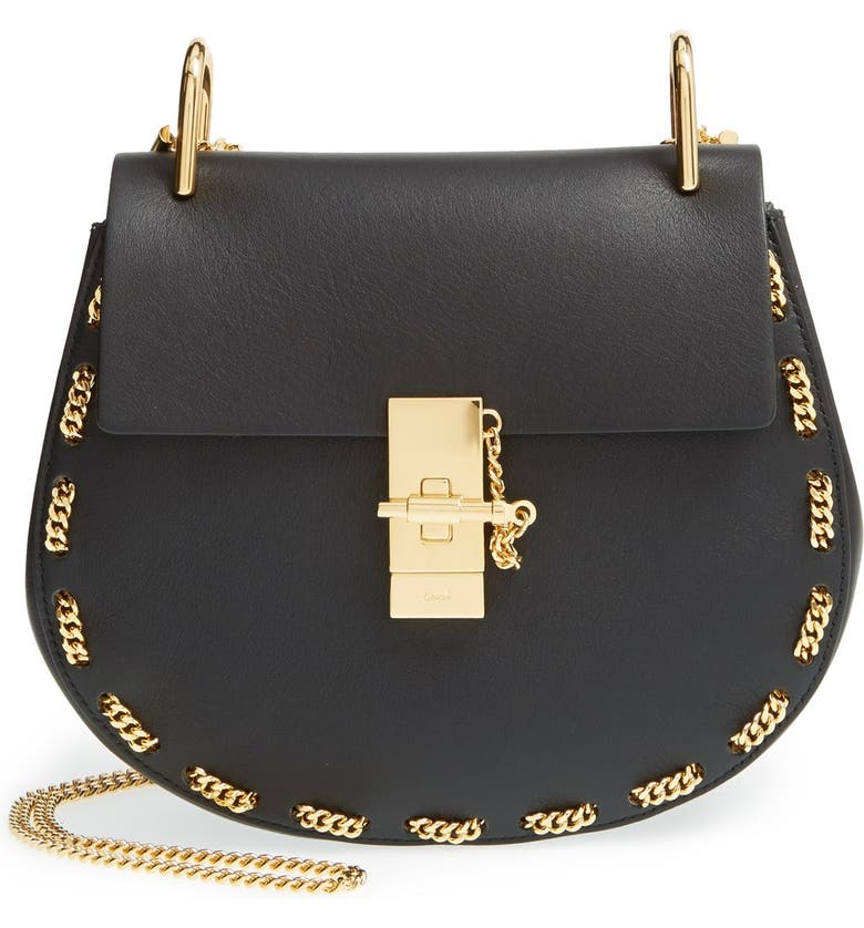 Chloé 'Small Drew' Leather & Chain Link Crossbody Bag | Nordstrom