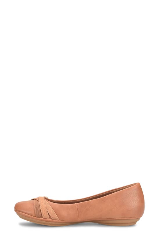 Eurosoft Shainna Ballet Flat In Tan