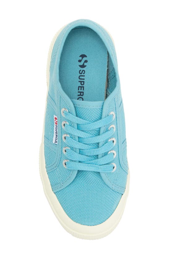 Shop Superga Kids' Jcot Classic Sneaker In Blue Light Dusty-favorio