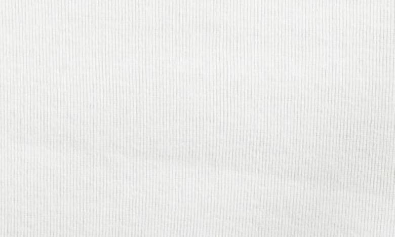 Shop Courrèges Buckle Cuff Cotton Ringer T-shirt In Heritage White/ Black