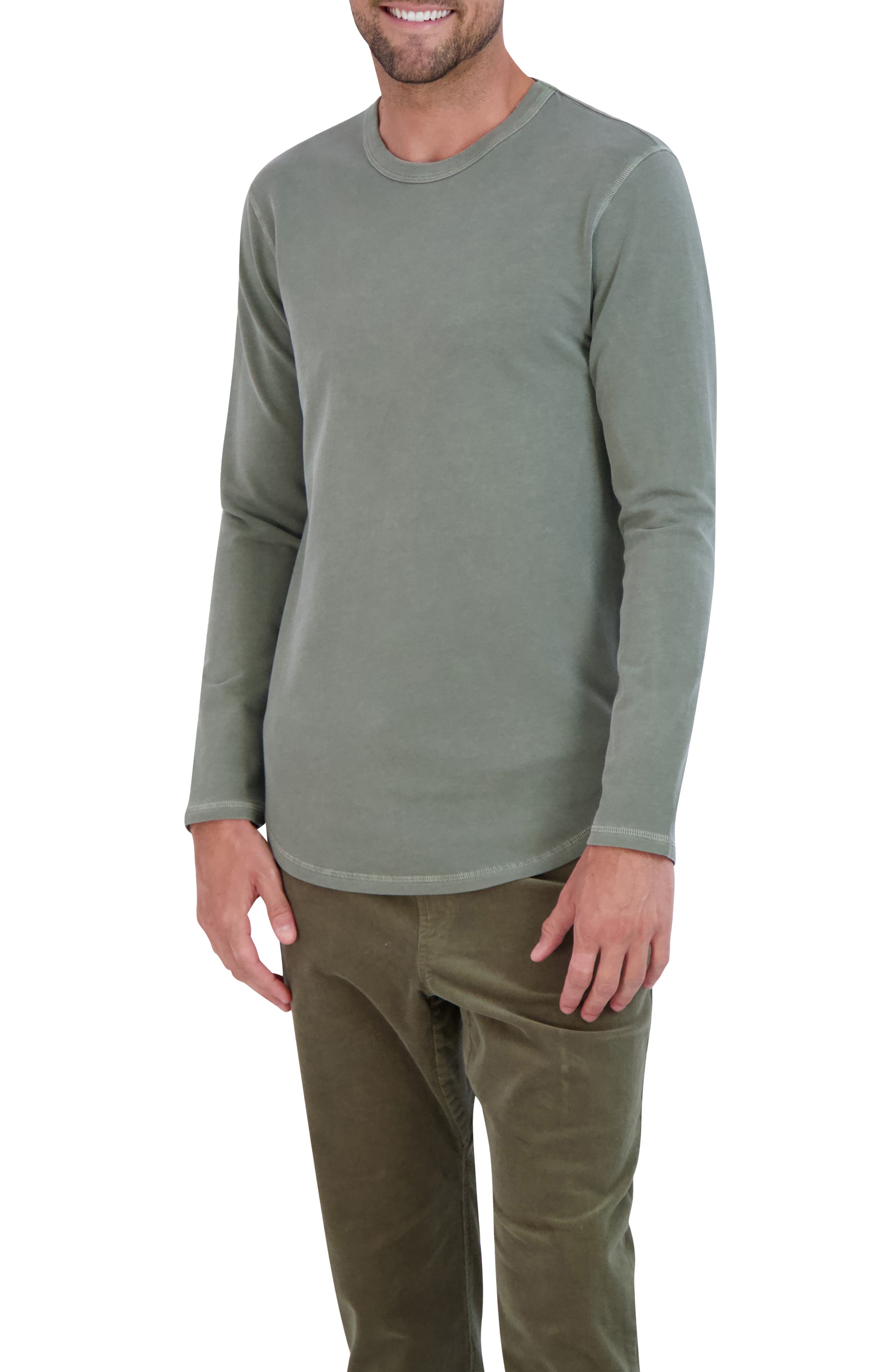 Green Crewneck Sweatshirts for Men 