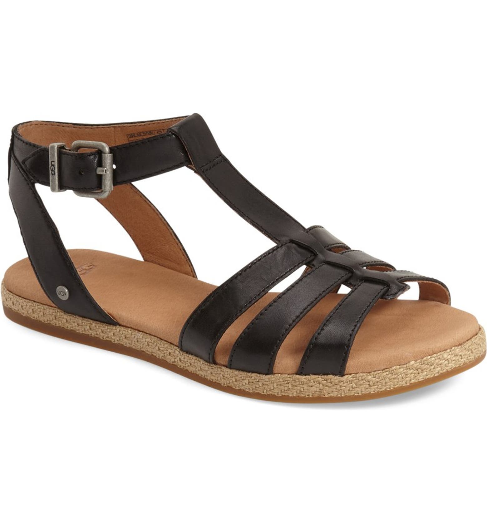 UGG® 'Lanette' Flat Espadrille Sandal (Women) | Nordstrom