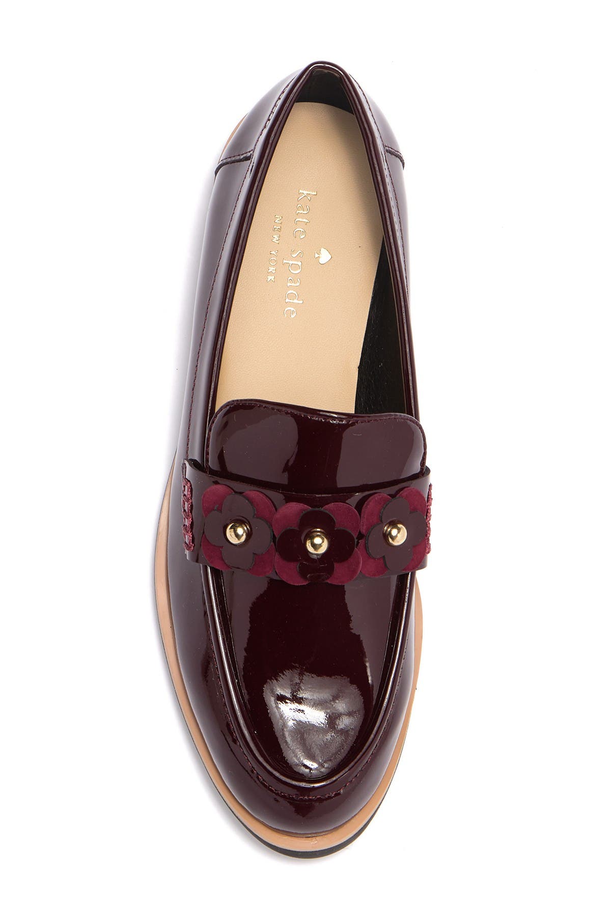 kate spade patent loafers