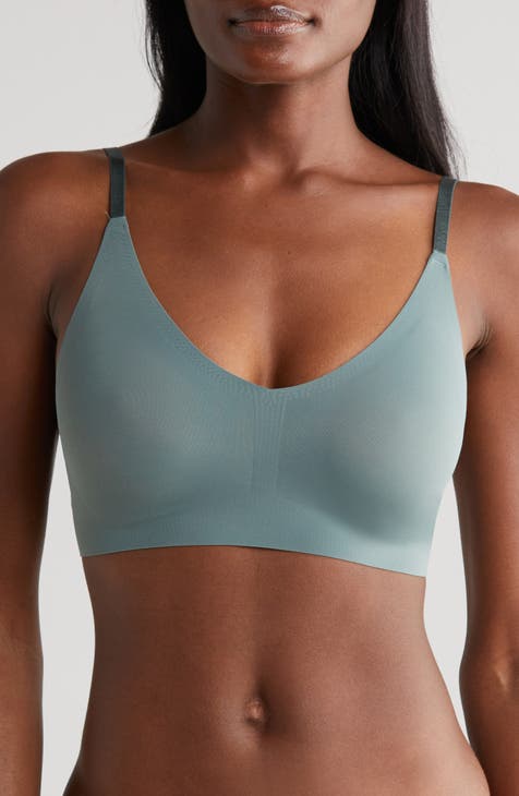 Strappy Lace Padded Bralette / Crop Top by Wishlist- Sage Green