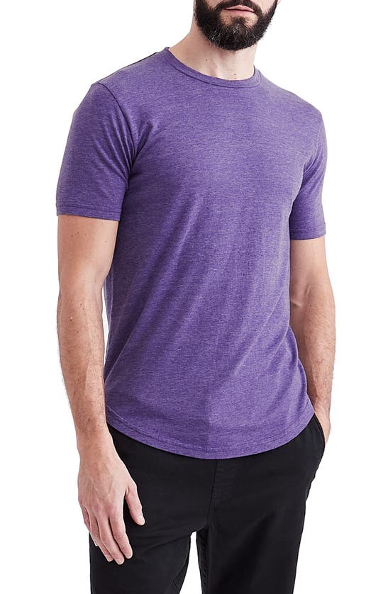 Goodlife Tri-blend Scallop Crew T-shirt In Acai
