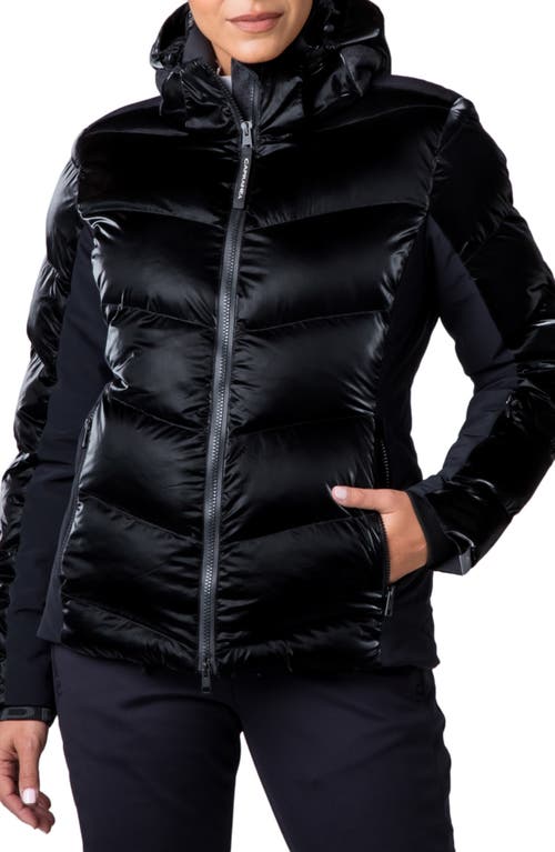 Varuna Mixed Media Ski Jacket in Black