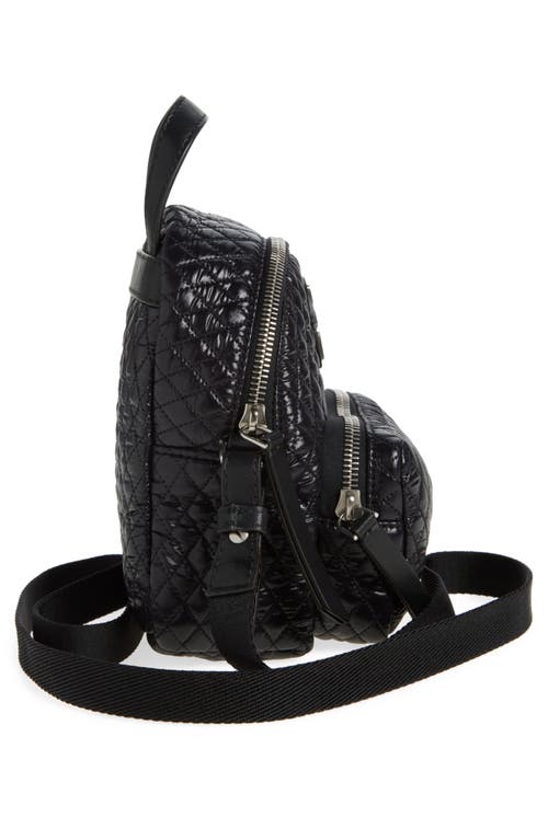 Shop Moncler Small Kilia Quilted Nylon Crossbody Bag In Black