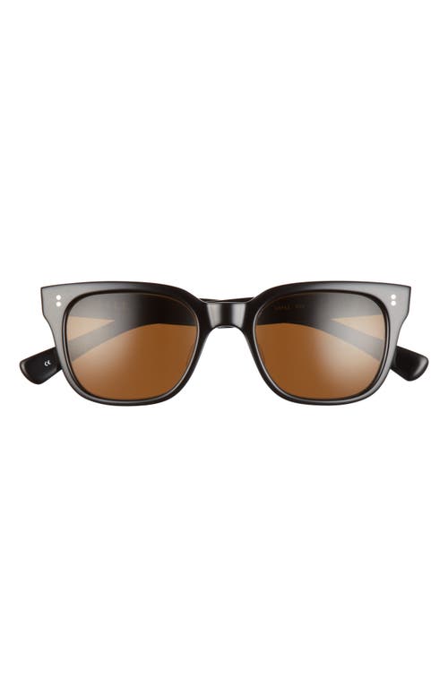 Lopez 51mm Polarized Sunglasses in Black/Brown