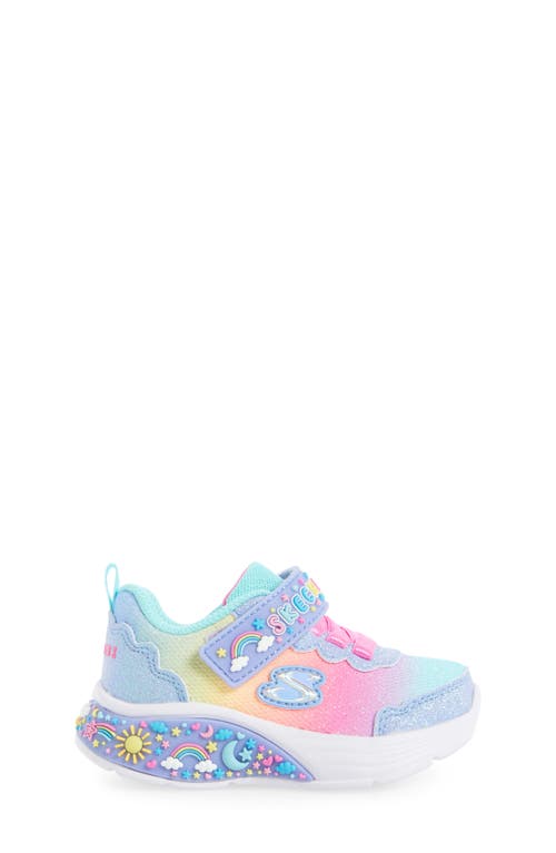Skechers Kids' My Dreamers Light Up Sneaker In Light Blue/multi
