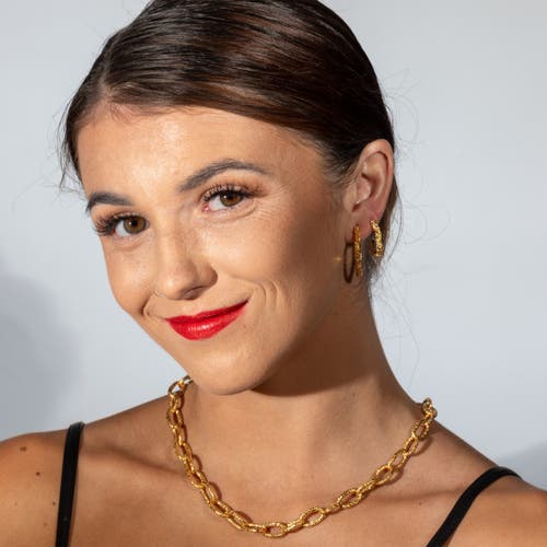 Lucy Quartermaine Women's Small Hula Hoop Earrings In Gold Vermeil In Gold