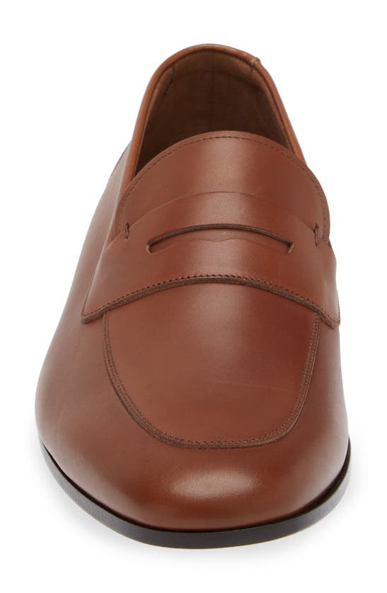 Shop Jm Weston Woogie Apron Toe Loafer In Tan