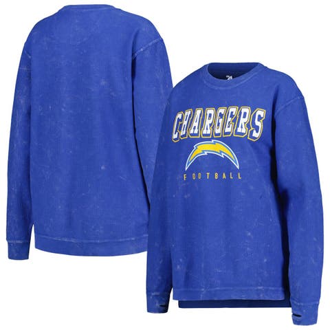 Women's G-III 4Her by Carl Banks Royal Indianapolis Colts Comfy Cord  Pullover Sweatshirt