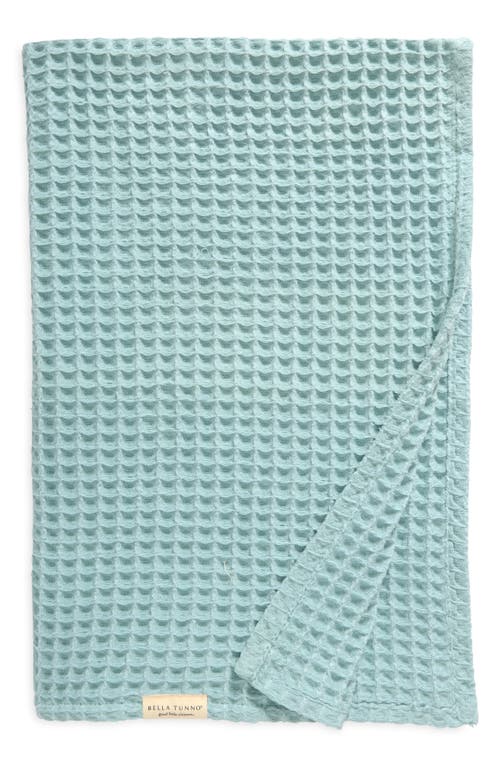 Shop Bella Tunno Cotton Waffle Baby Blanket In Fog