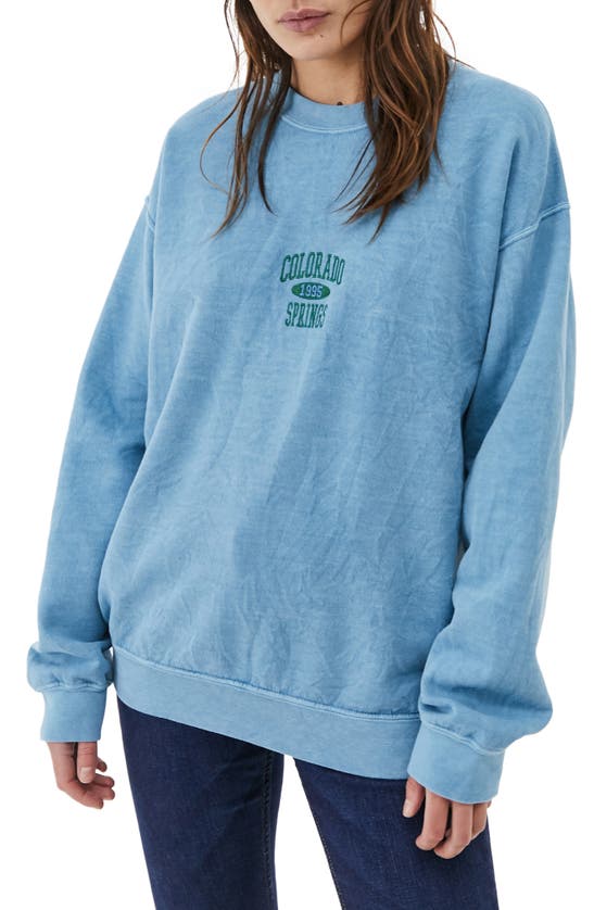 Bdg Urban Outfitters Colorado Springs Sweatshirt In Blue