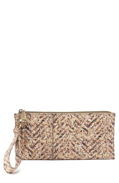 HOBO 'Vida' Leather Clutch in Neutral Mosaic Print at Nordstrom