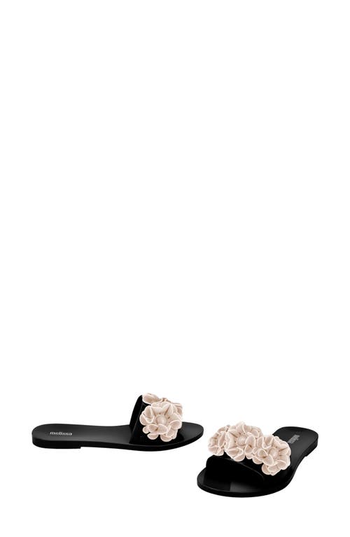 Melissa Women's Black / Brown Babe Springtime Flats - Black Beige In Beige/black