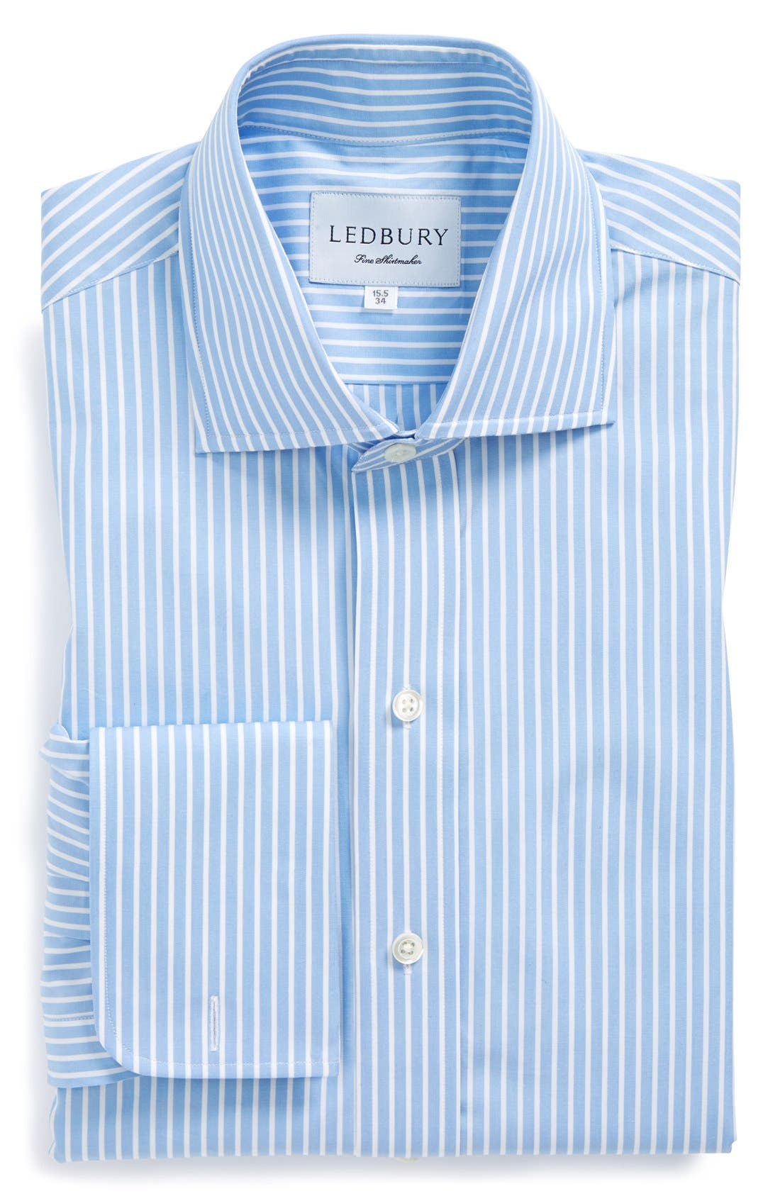 Ledbury Slim Fit Stripe French Cuff Dress Shirt Nordstrom