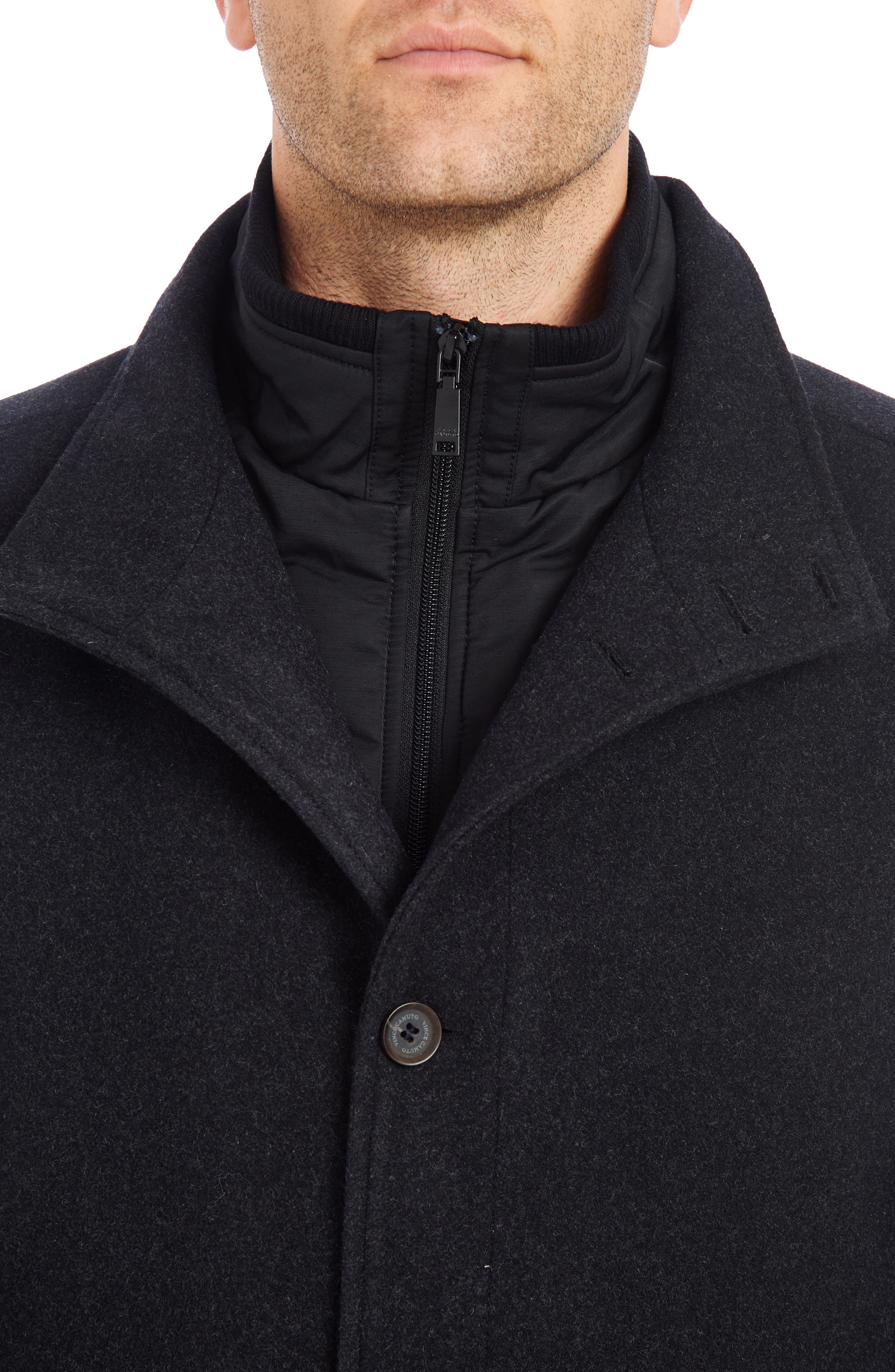 Vince Camuto Short Wool Blend Car Coat 