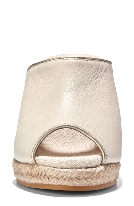 Shop Cole Haan Cloudfeel Southcrest Espadrille Wedge Sandal In Ivory Ltr