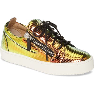 Giuseppe Zanotti Iridescent Sneaker, Green