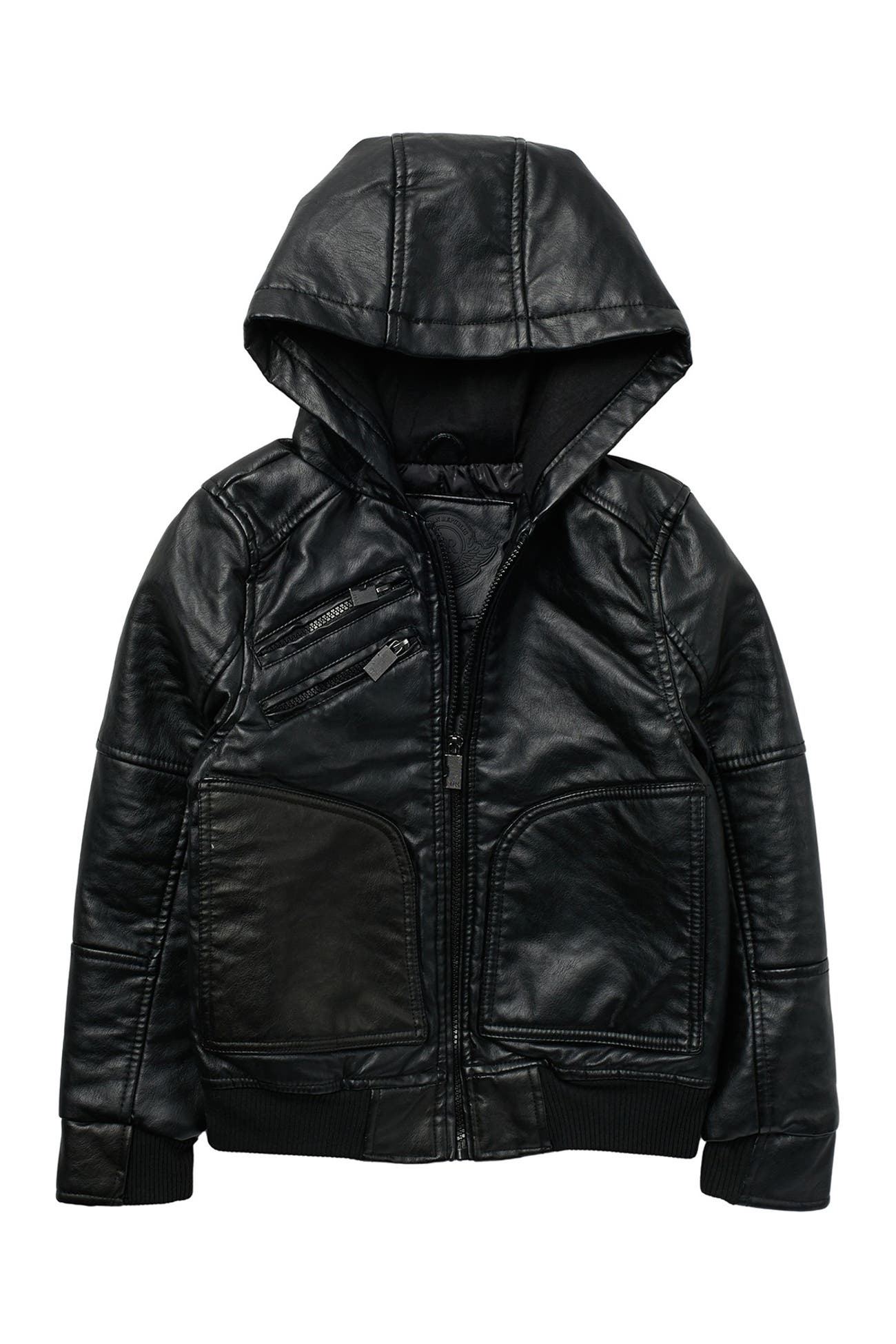 Urban Republic | Faux Leather Hooded Jacket | Nordstrom Rack