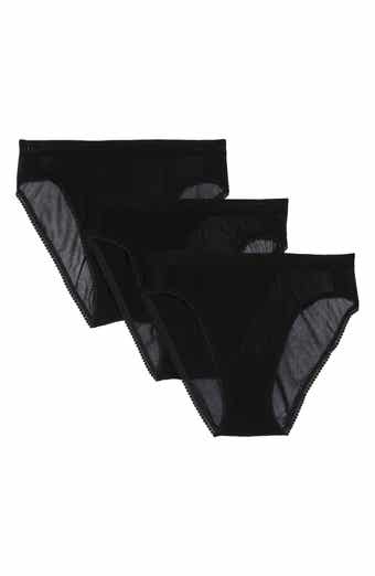 JINSHI 3 Pack Women's Briefs Underwear Hi-Cut Soft Cotton Viscose Stretch  Panties Comfortable Compression Briefs, Black, Size 8 price in UAE,   UAE