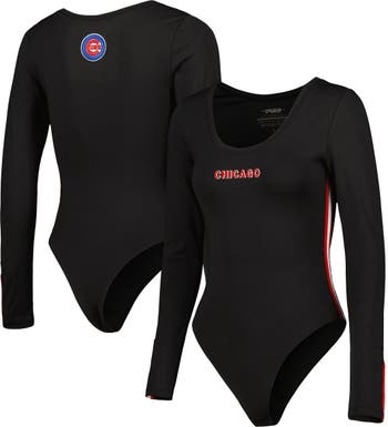 Chicago Cubs Women's Oversized Long Sleeve Ombre Spirit Jersey T