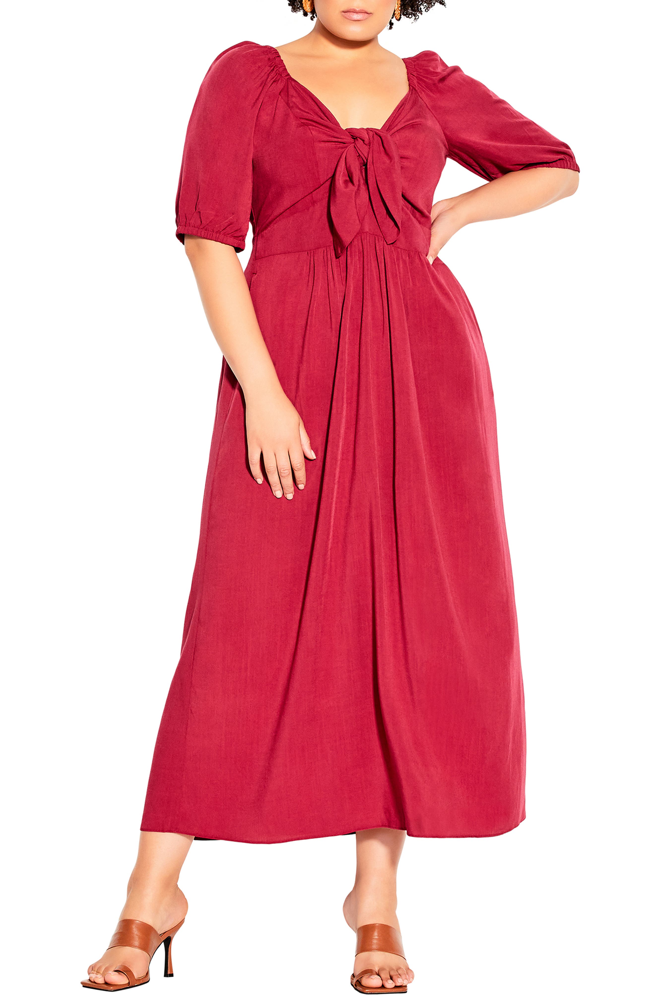 size 16 maxi dress with sleeves