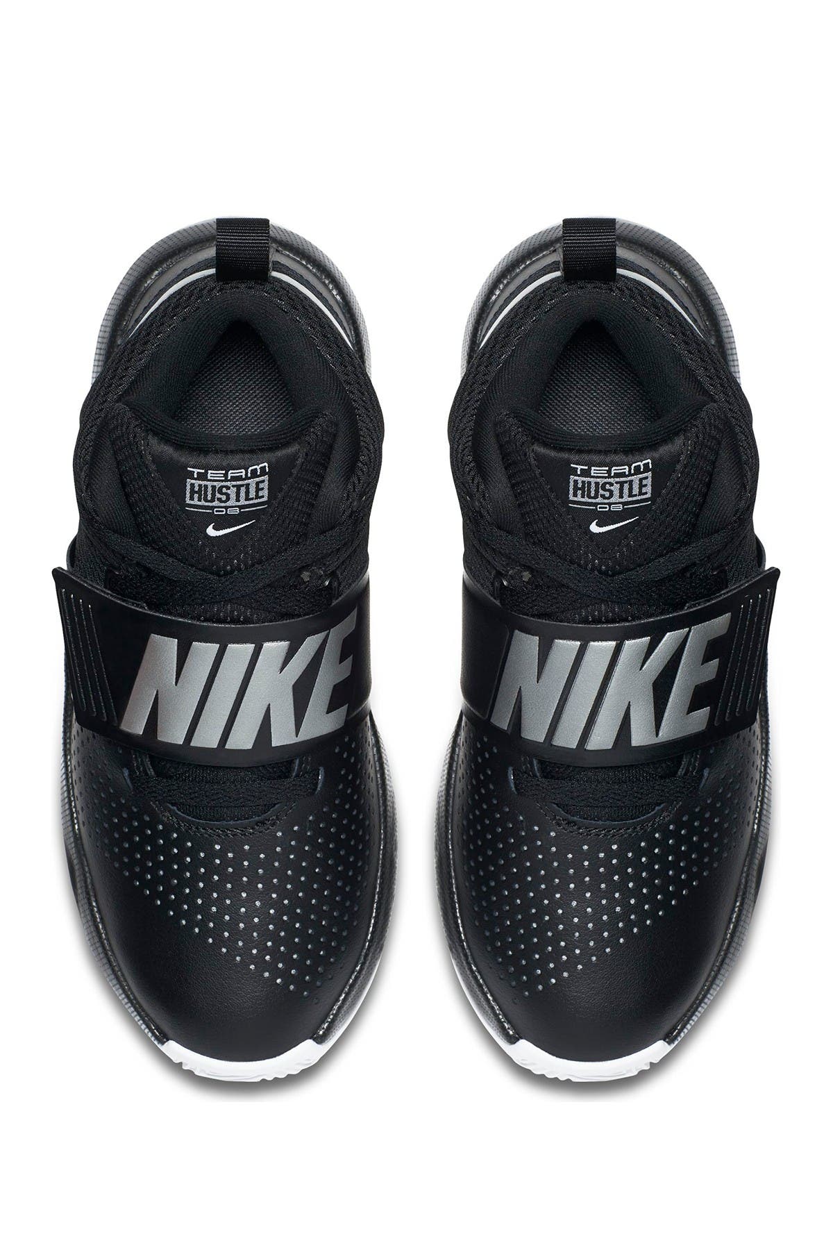 nike team hustle d8 black