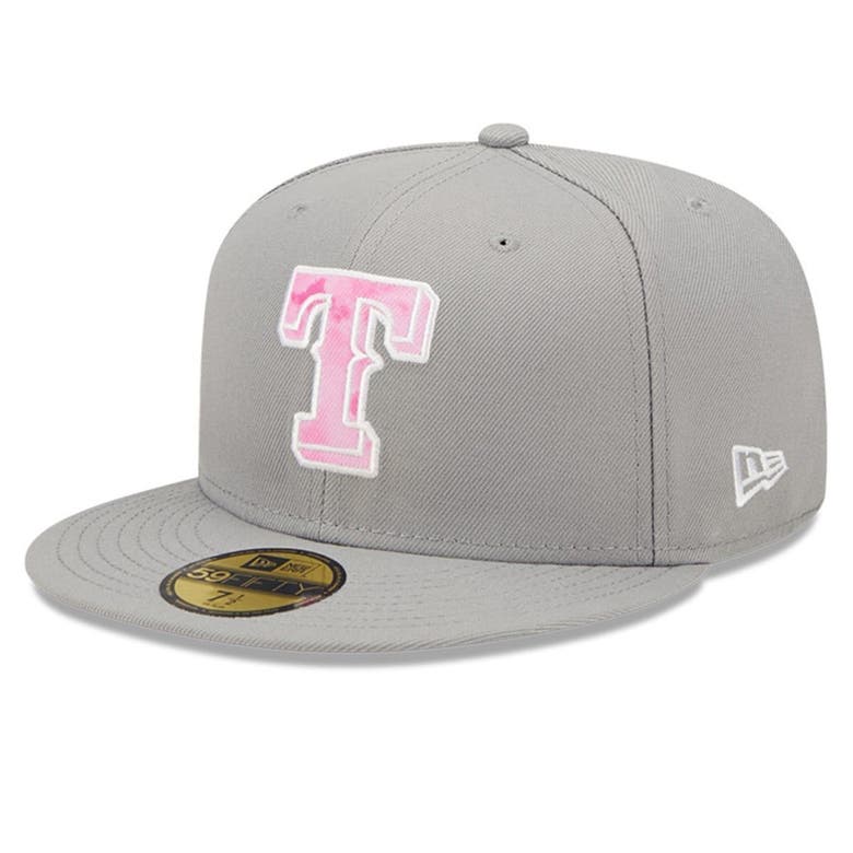 New Era Gray Texas Rangers 2022 Mother's Day Onfield 59fifty Fitted