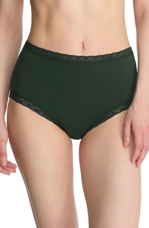 Natori Bliss Stretch Cotton Full Briefs in Dark Forest 