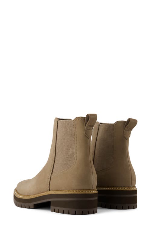 Toms Bennet Chelsea Boot In Natural