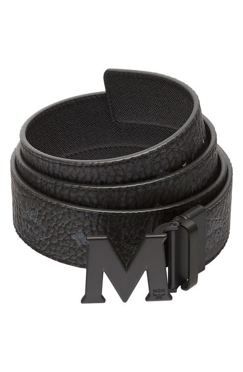 MCM, Accessories, Mcm Designer Belt Red Visetos Authentic