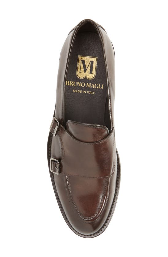 Shop Bruno Magli Blake Monk Shoe In Brown