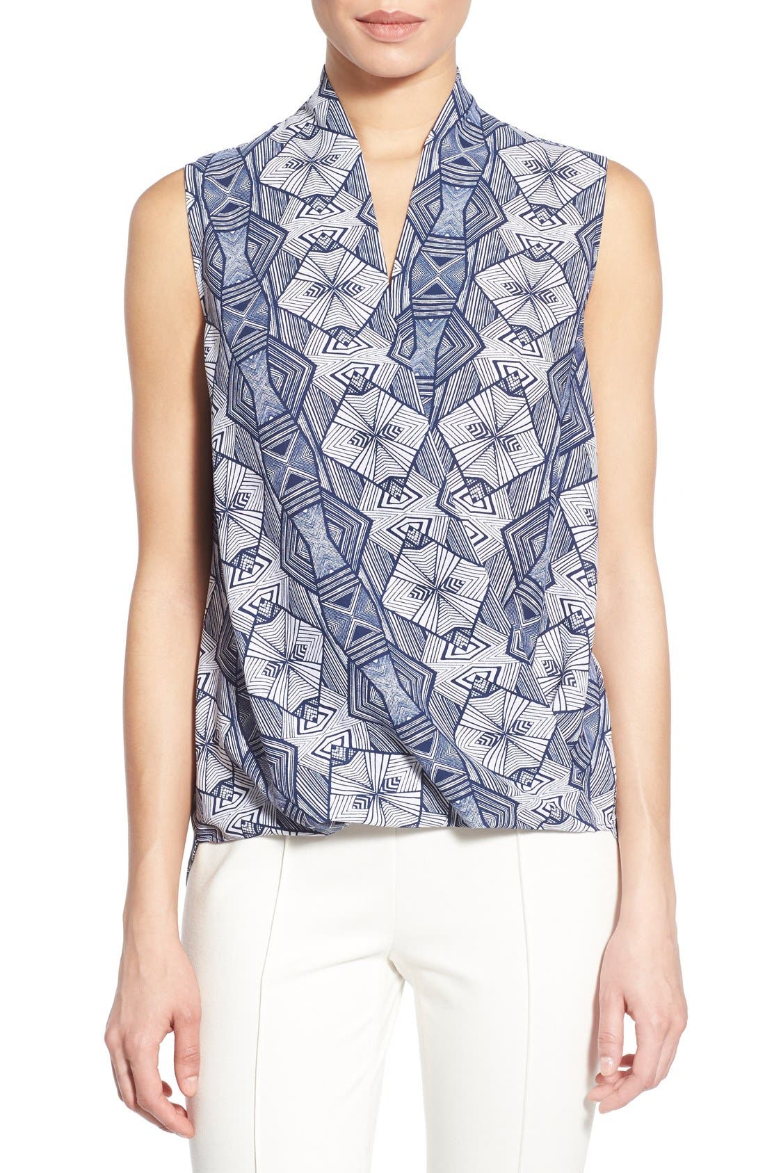 pleione wrap blouse