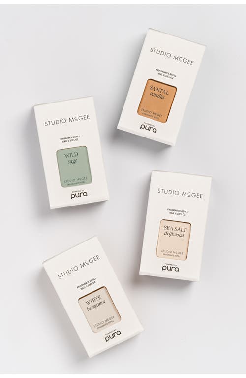 Pura X Studio Mcgee Best Sellers &  4 Smart Fragrance Diffuser & Refill Set In Green