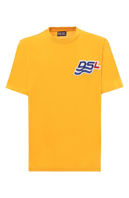 DIESEL T-Just B83 Logo T-Shirt in Yellow at Nordstrom, Size Large