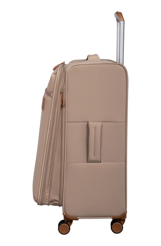 Shop It Luggage Beachlite 21" Softshell Spinner Suitcase<br> In Med Sand
