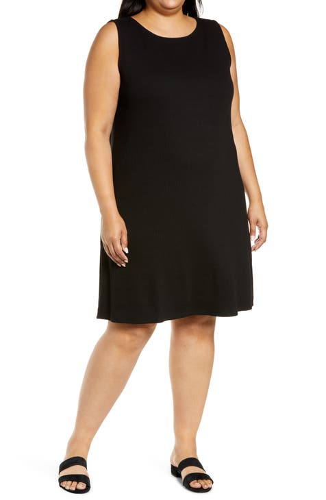 eileen fisher black dress | Nordstrom