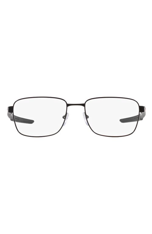 57mm Pillow Optical Glasses in Matte Black