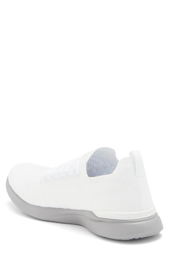 Shop Apl Athletic Propulsion Labs Techloom Breeze Sneaker In White / White / Cement