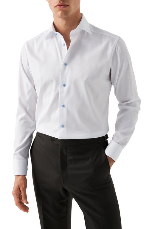 ETON ETON SIGNATURE CONTEMPORARY FIT COTTON TWILL DRESS SHIRT