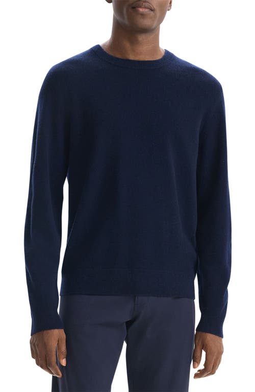 Theory Hilles Cashmere Crewneck Sweater In Baltic