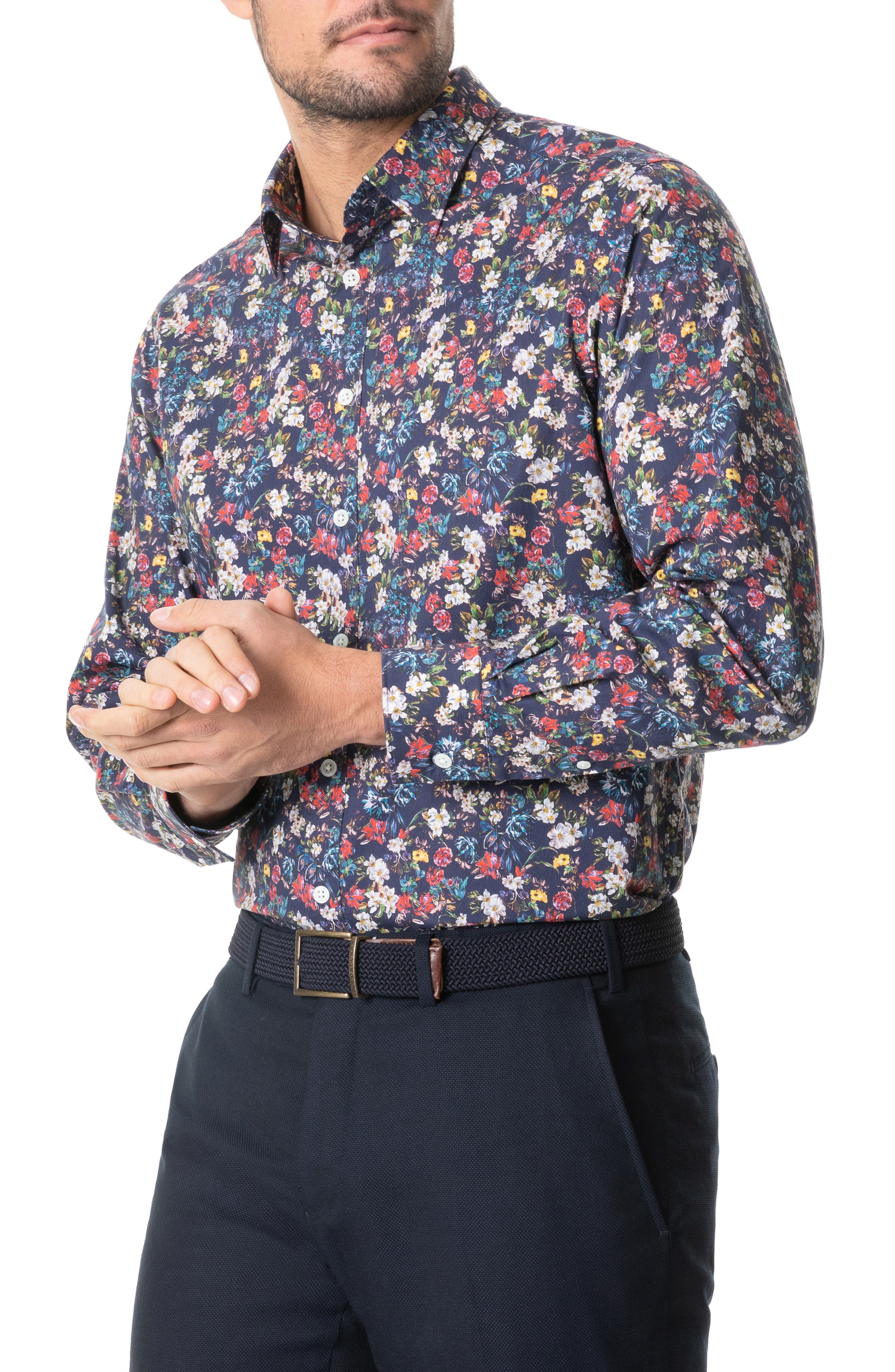 floral button up