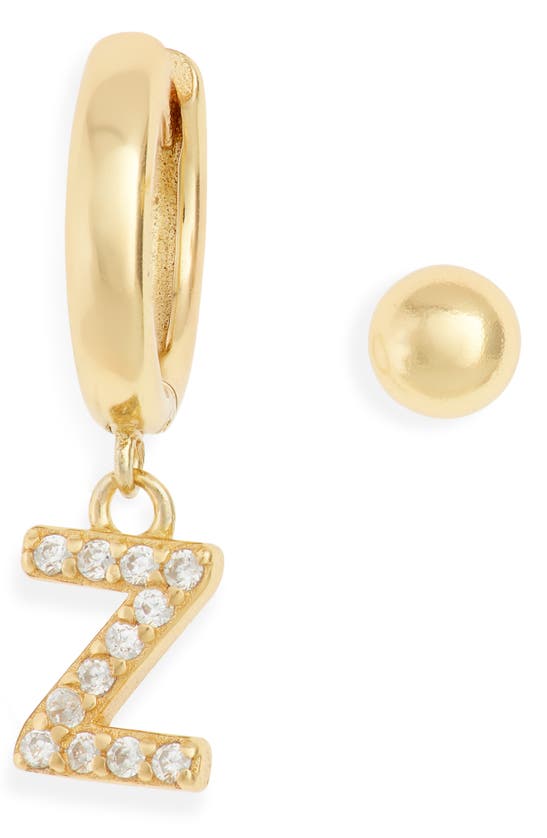 Argento Vivo Mismatched Hoop & Stud Earrings In Gold - Z